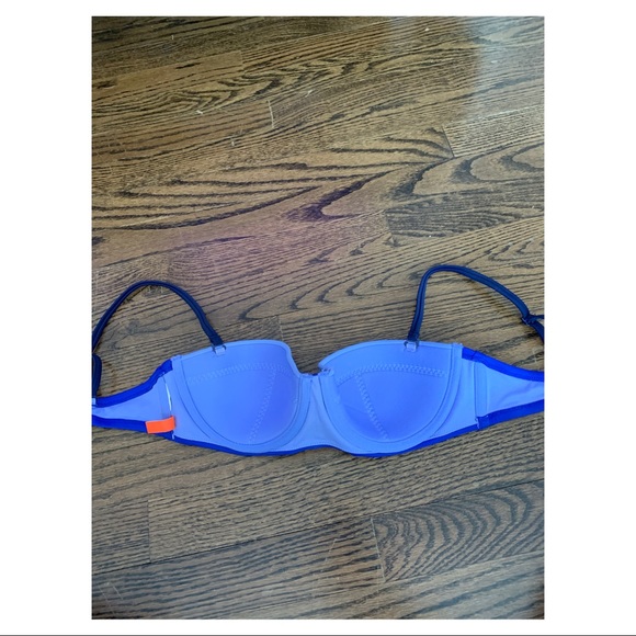 Dual tone purple bathing suit set - Picture 2 of 4